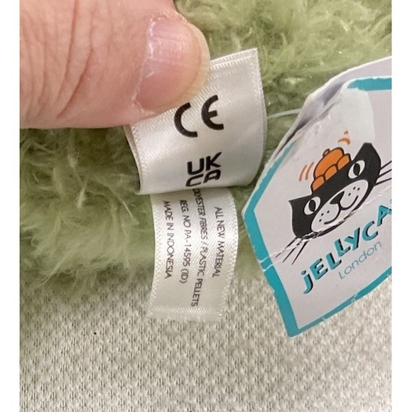 AUTHENTIC Jellycat LITTLE FROG New NWT RETIRED Soft Plush Toy 7" Green Toad Pond - Picture 10 of 10